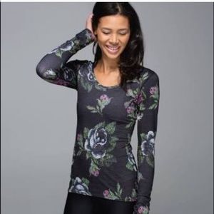 Lululemon long sleeved garden party shirt